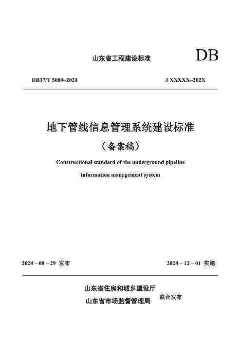 DB37/T 5089-2024 地下管线信息管理系统建设标准